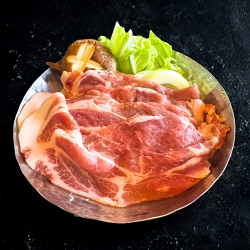 ひこま豚すき焼き定食